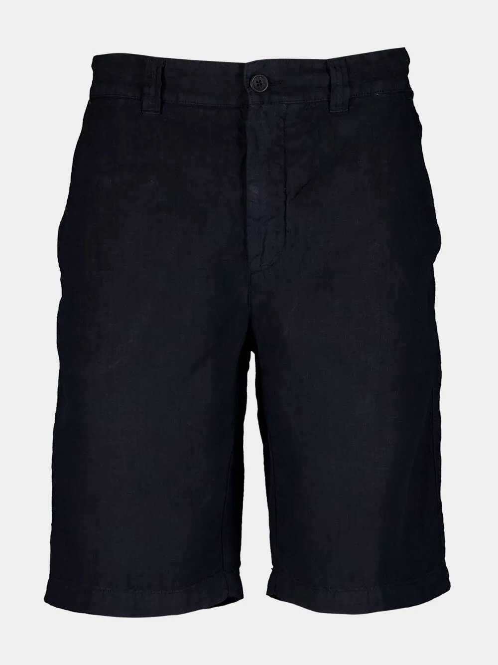 Classic Navy Linen Shorts sold by Fashion Clinic