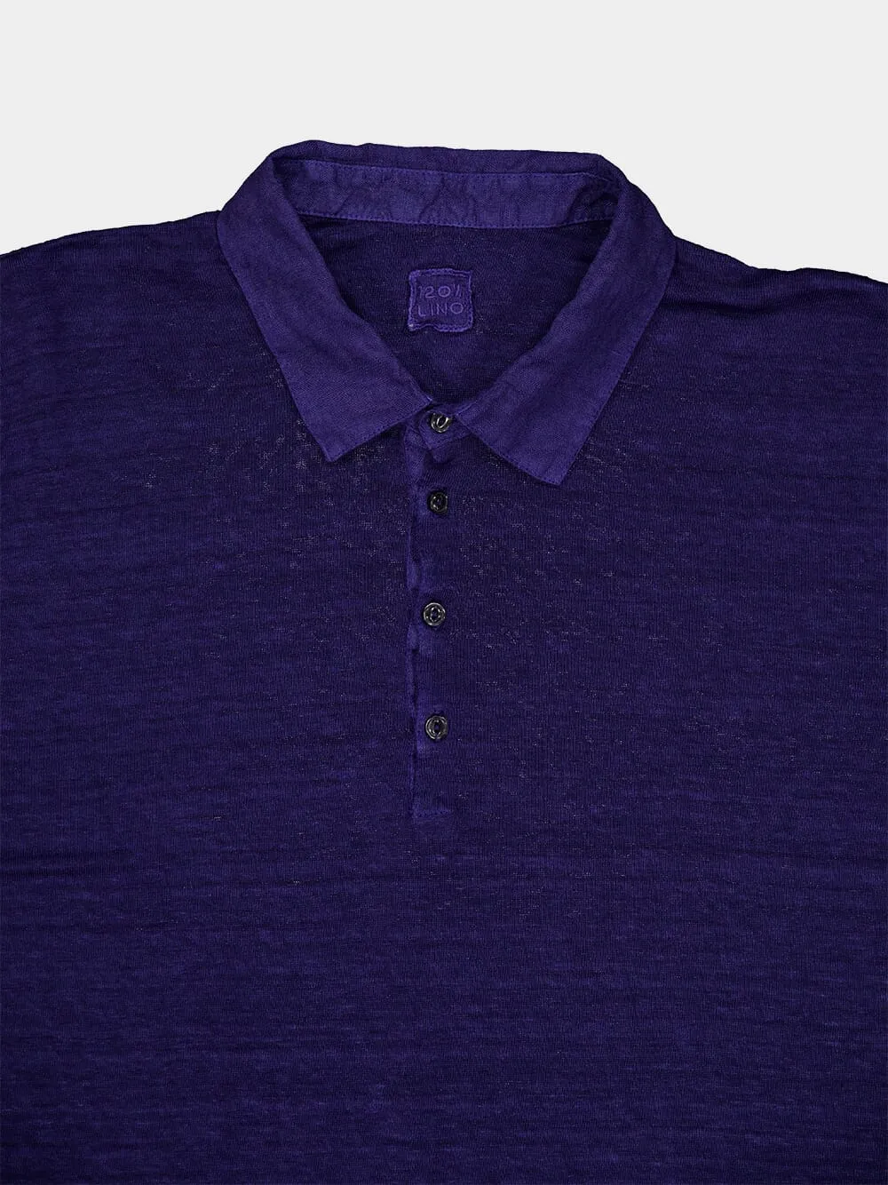 Regal Navy Linen Polo sold by Fashion Clinic product image thumbnail 3