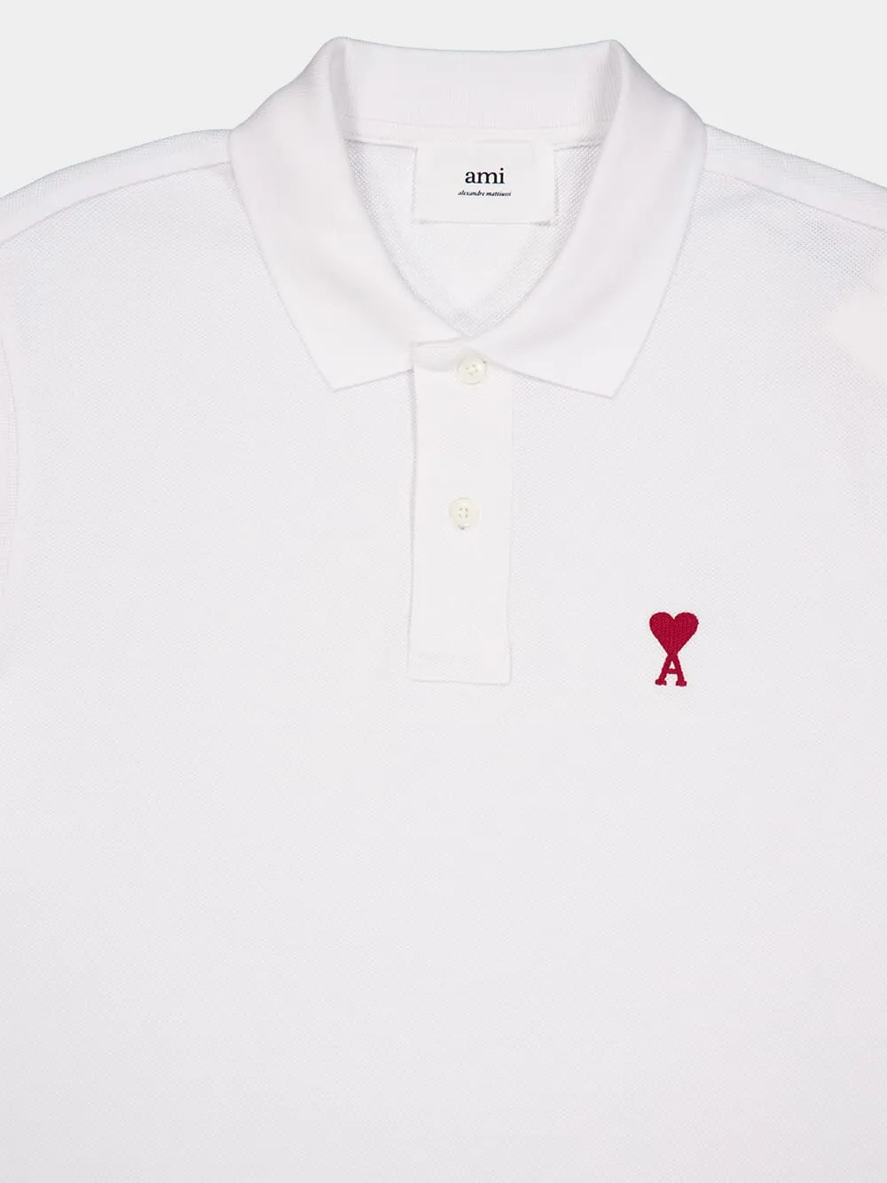 White Cotton Polo Shirt sold by Fashion Clinic product image thumbnail 3
