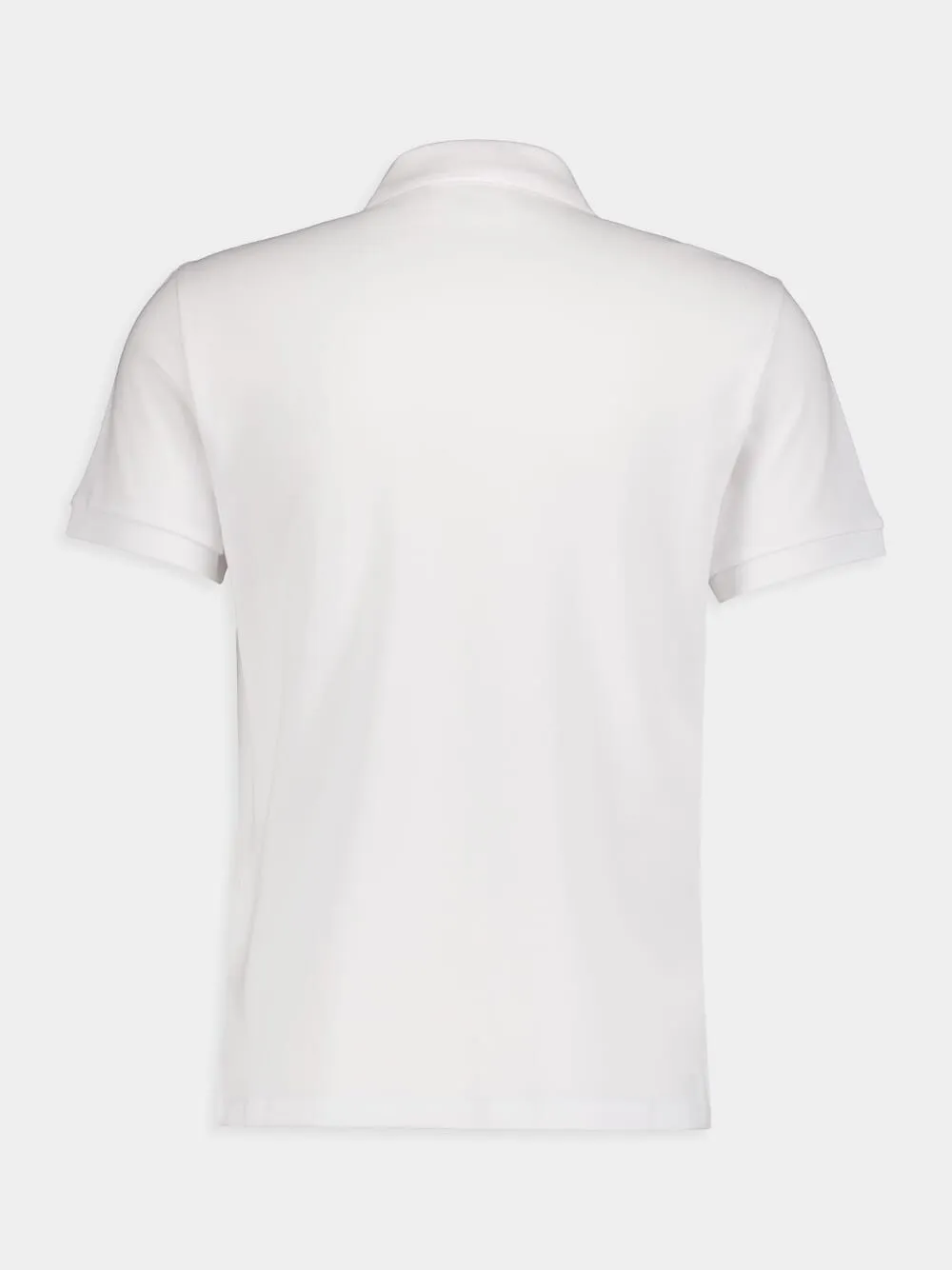 White Cotton Polo Shirt sold by Fashion Clinic product image thumbnail 2
