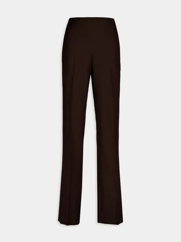 Wool Pleated Trousers sold by Fashion Clinic