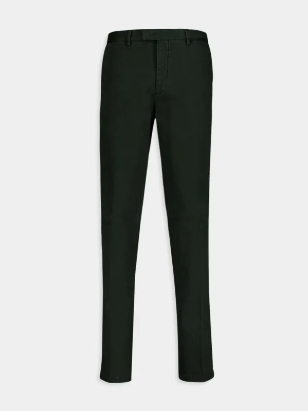 Classic Chino Green Trousers sold by Fashion Clinic