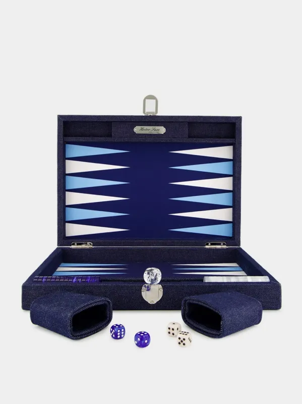 Backgammon Medium Blue Denim sold by Fashion Clinic