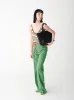 Black Triple Jump Small Woven Leather Tote sold by Fashion Clinic