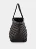 Black Triple Jump Small Woven Leather Tote sold by Fashion Clinic