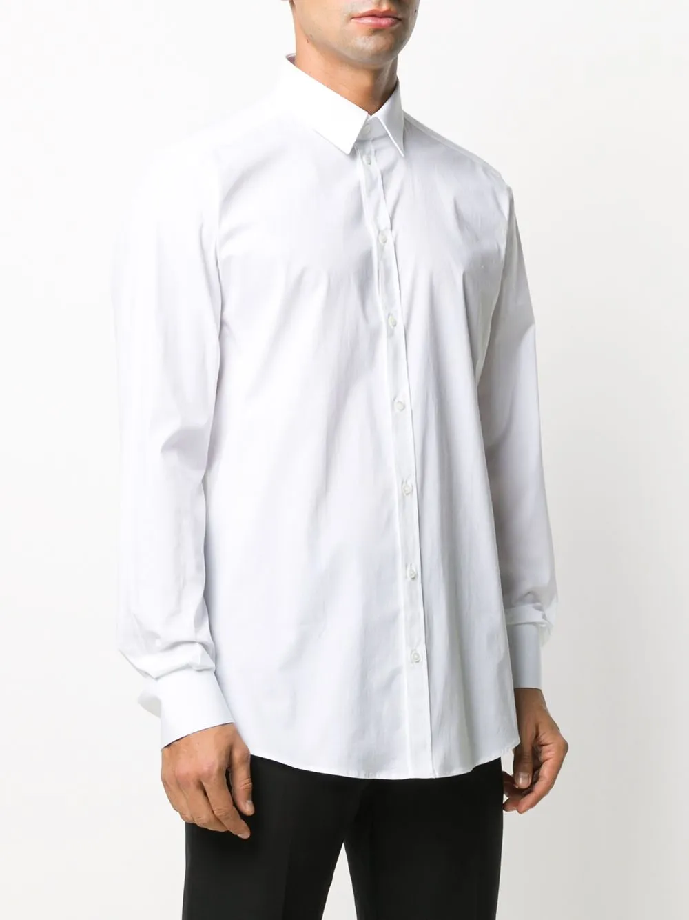 White Classic Cotton Shirt sold by Fashion Clinic