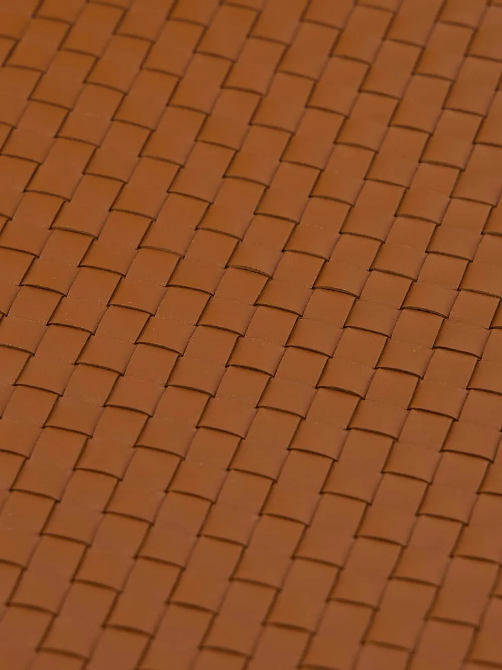 Tan A4 Woven Leather Pochette sold by Fashion Clinic product image thumbnail 4