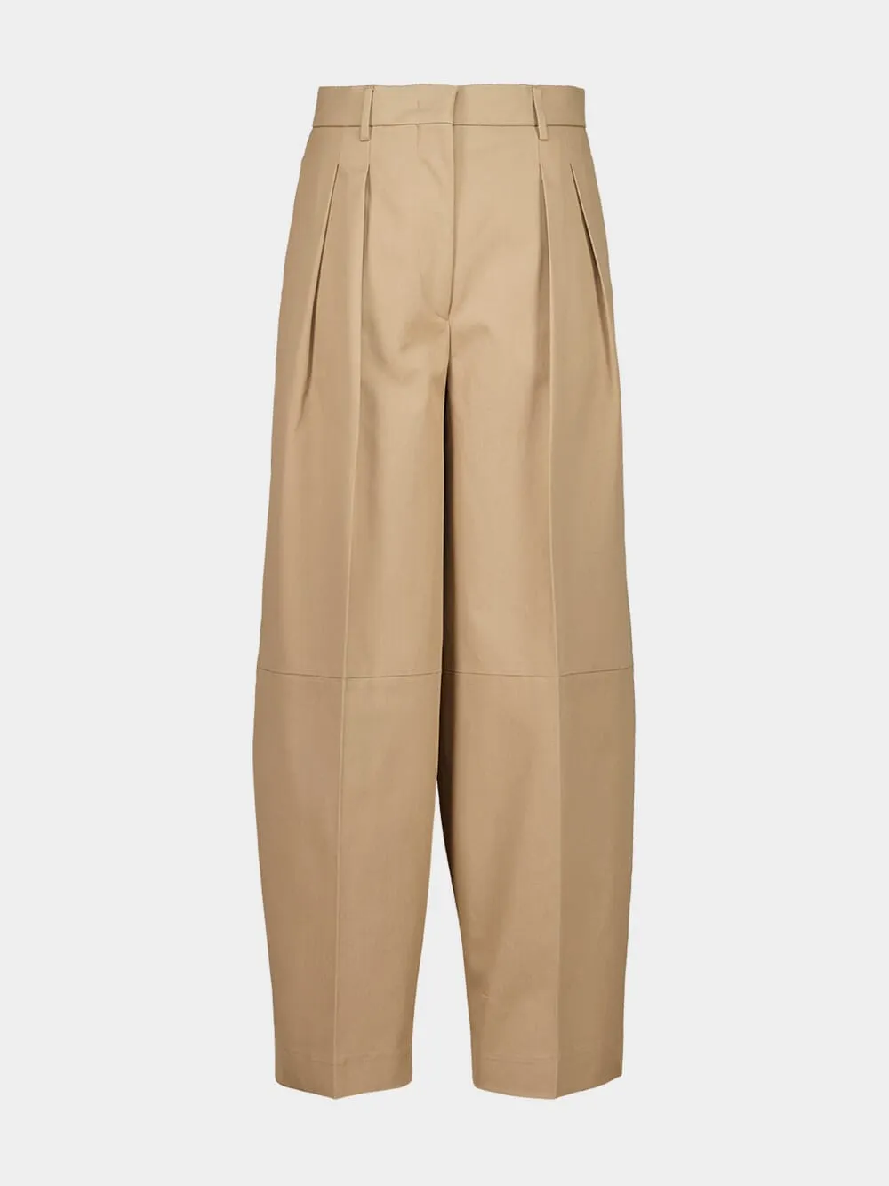 Sepia Dash Cropped Barrel-Leg Pants sold by Fashion Clinic