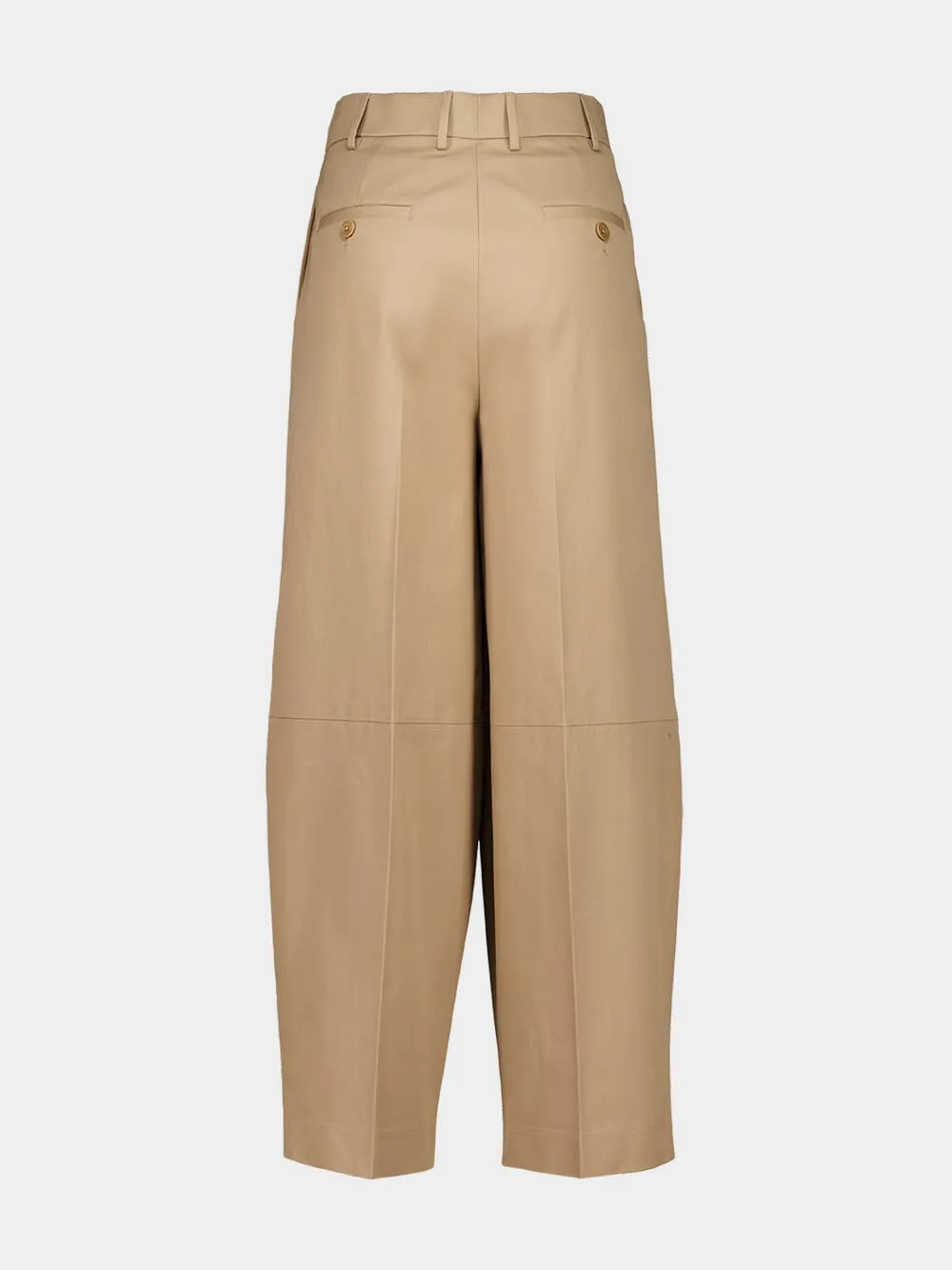 Sepia Dash Cropped Barrel-Leg Pants sold by Fashion Clinic product image thumbnail 2