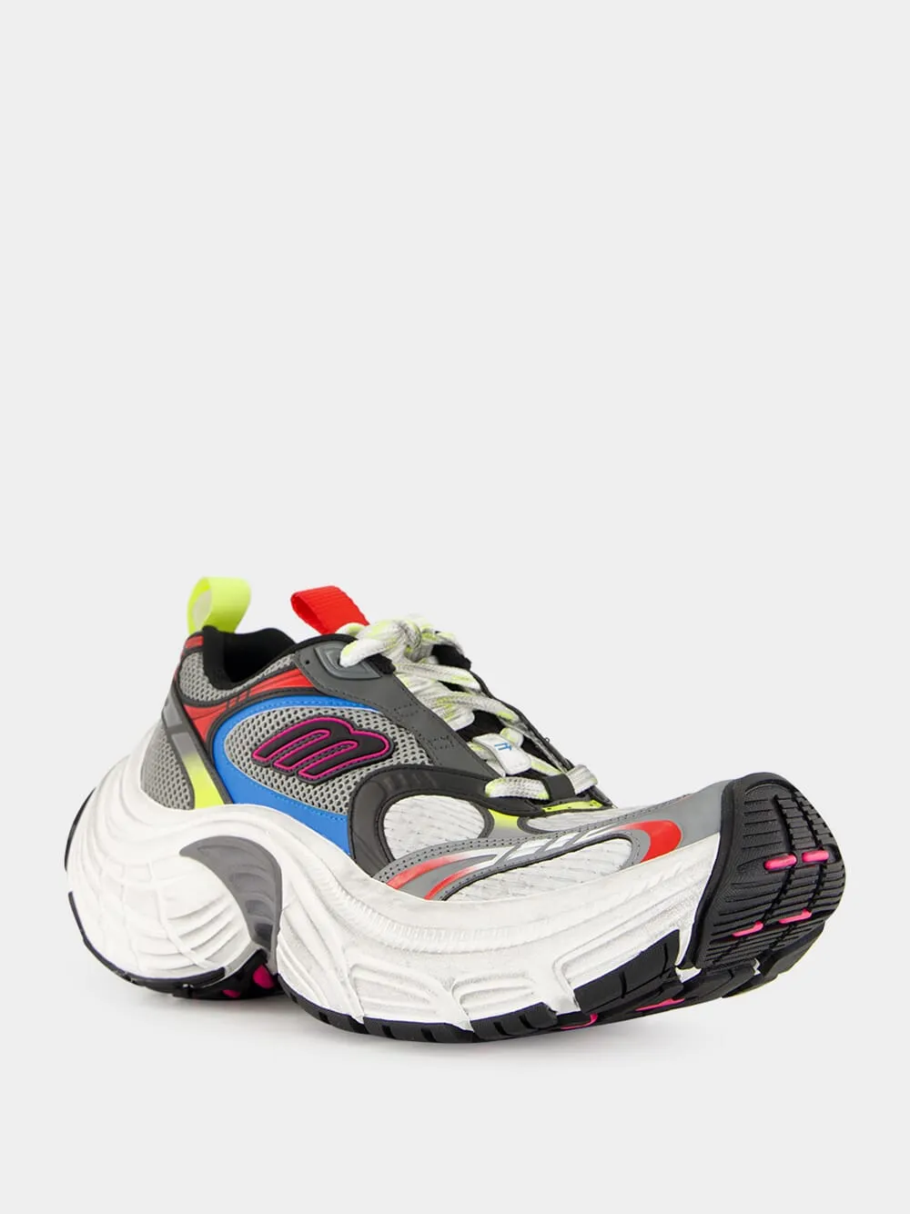 6XL Mesh Sneakers in Black White Multicolour sold by Fashion Clinic product image thumbnail 2