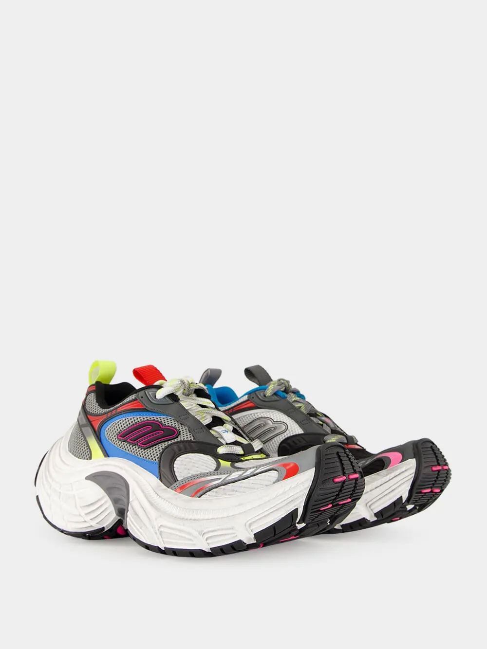 6XL Mesh Sneakers in Black White Multicolour sold by Fashion Clinic product image thumbnail 3