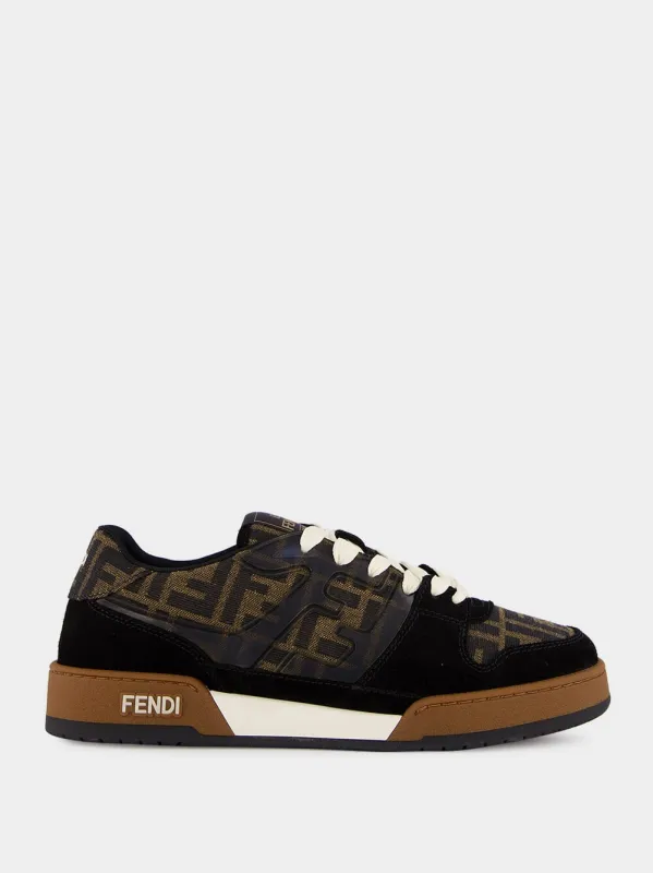 Brown Fendi Match Sneakers sold by Fashion Clinic