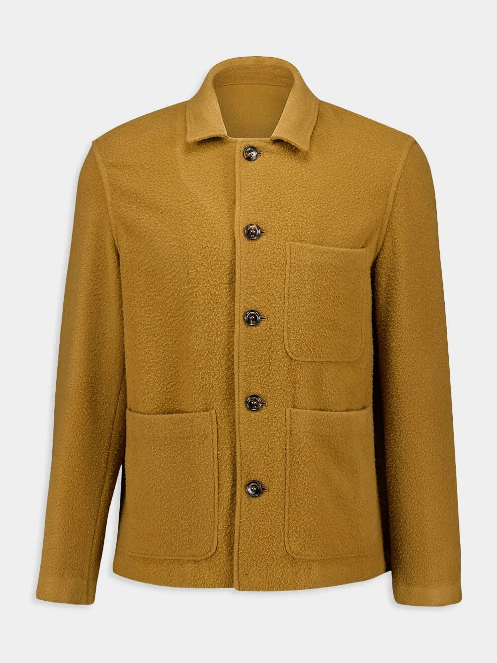 Camel Cashmere Button-Up Jacket sold by Fashion Clinic