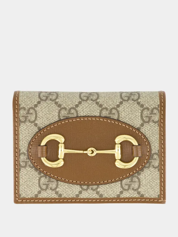 GG Supreme Horsebit 1955 Card Wallet sold by Fashion Clinic