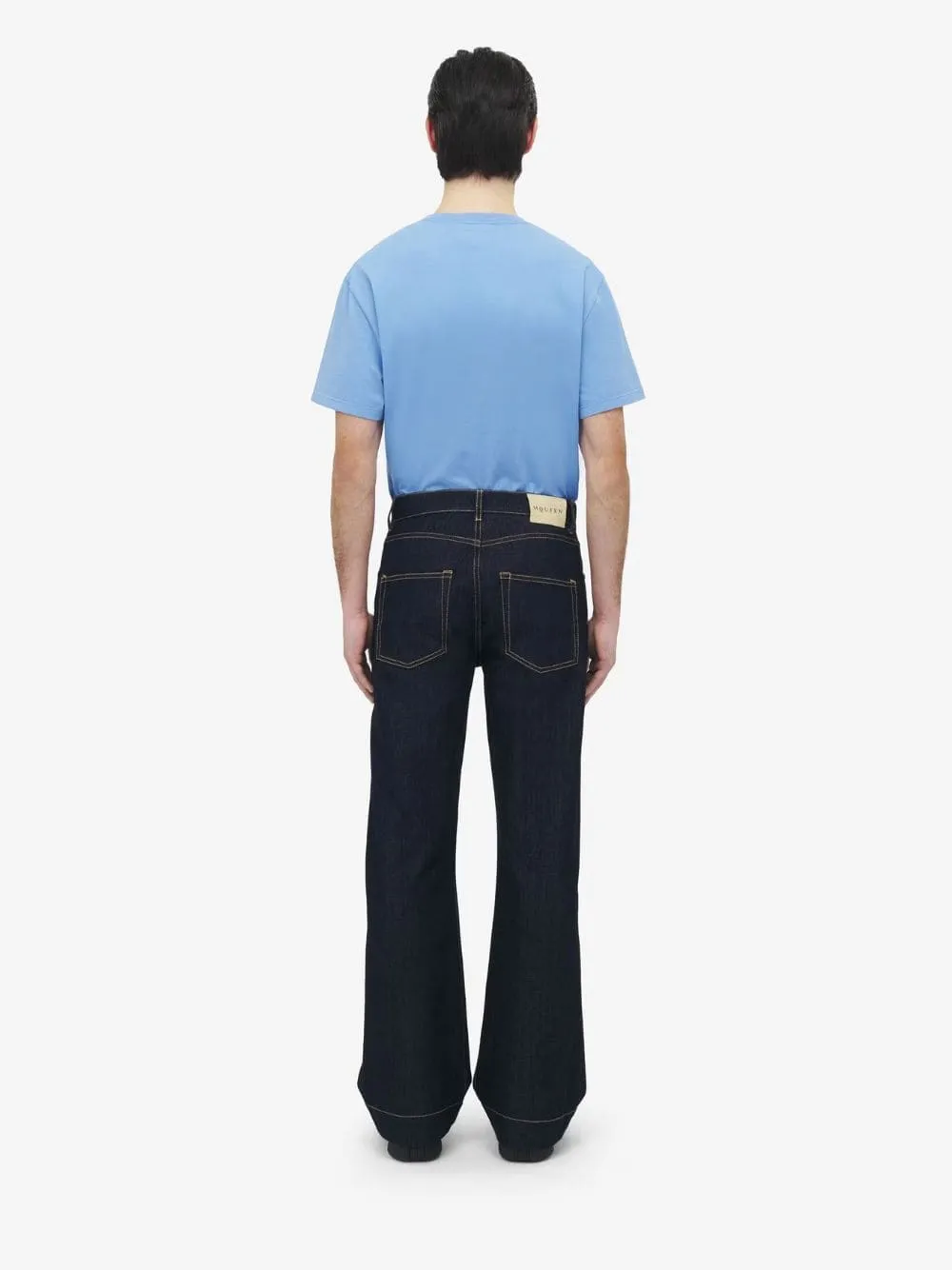 Indigo Wide-Leg Denim Jeans sold by Fashion Clinic product image thumbnail 4