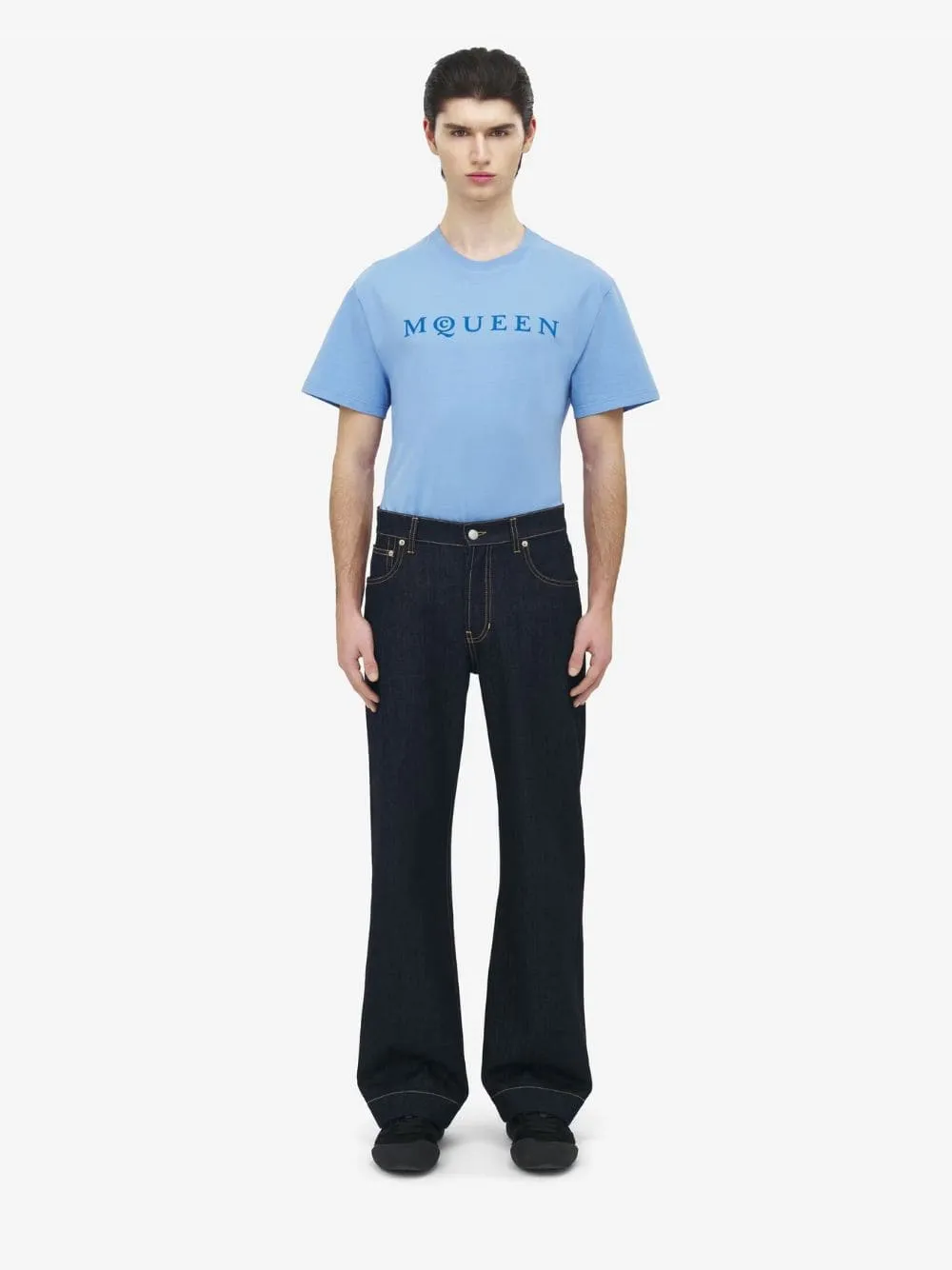 Indigo Wide-Leg Denim Jeans sold by Fashion Clinic product image thumbnail 2