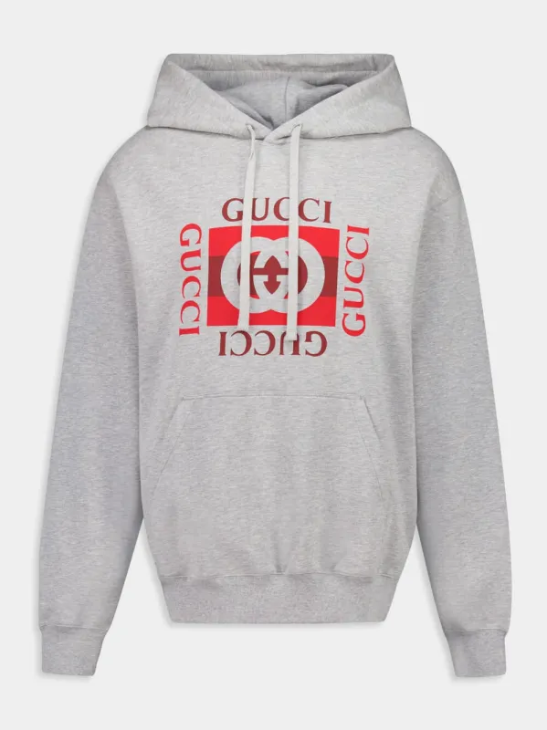 Grey Mélange Interlocking G Sweatshirt sold by Fashion Clinic