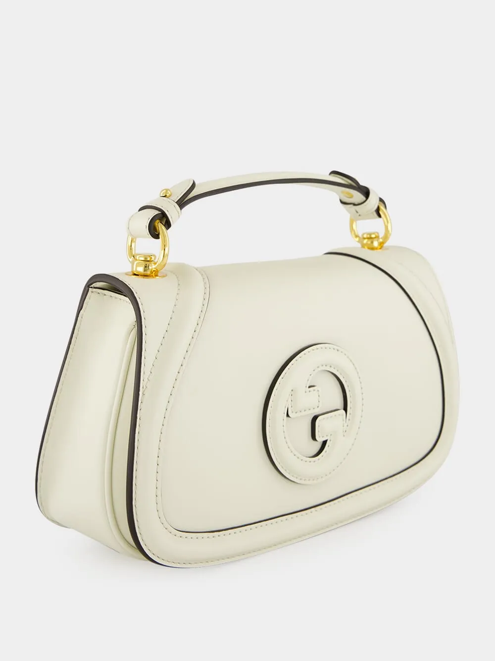 White Leather Blondie Medium Bag sold by Fashion Clinic product image thumbnail 3