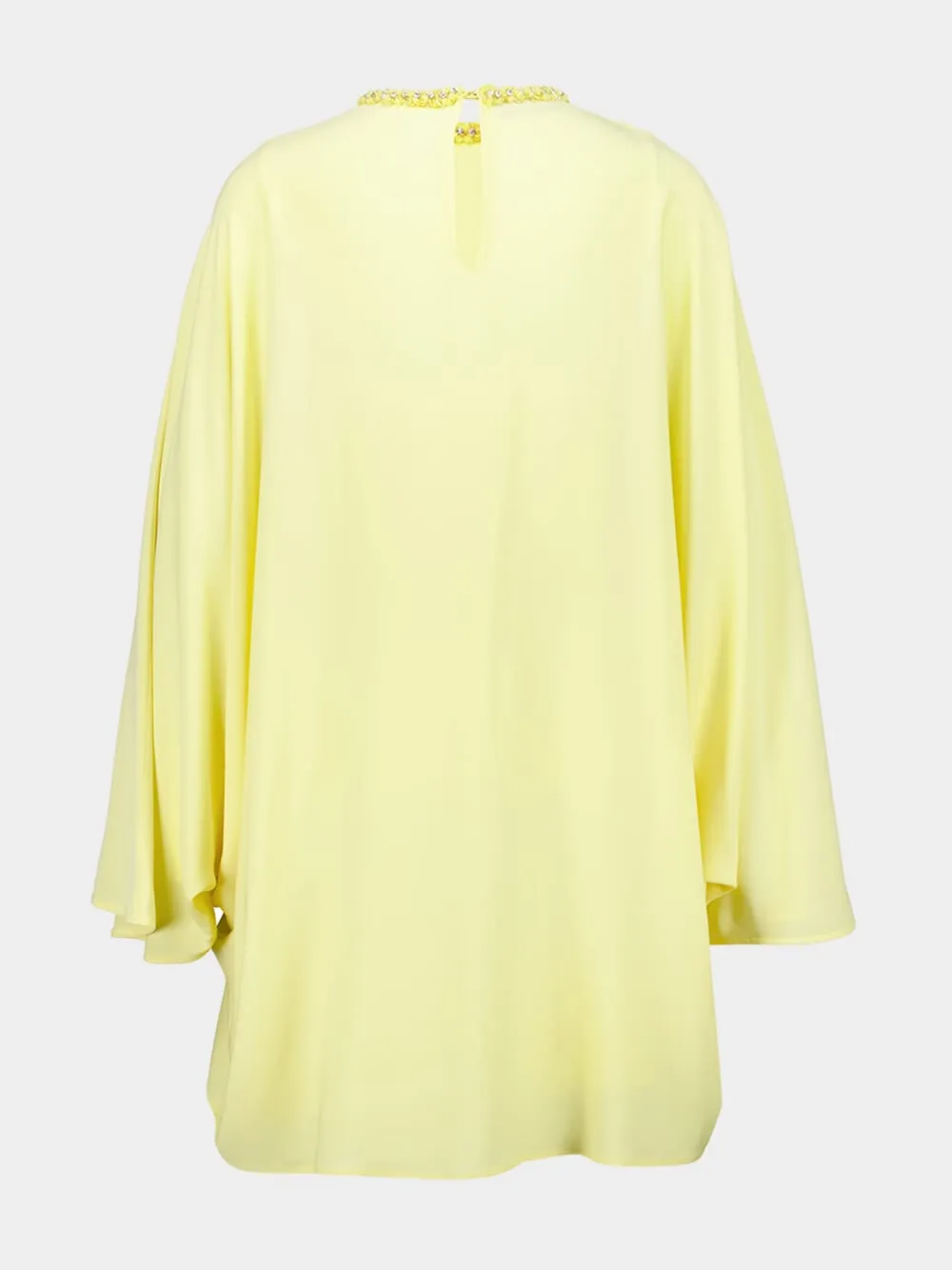 Light Yellow Silk Cady Dress with Belt sold by Fashion Clinic product image thumbnail 2