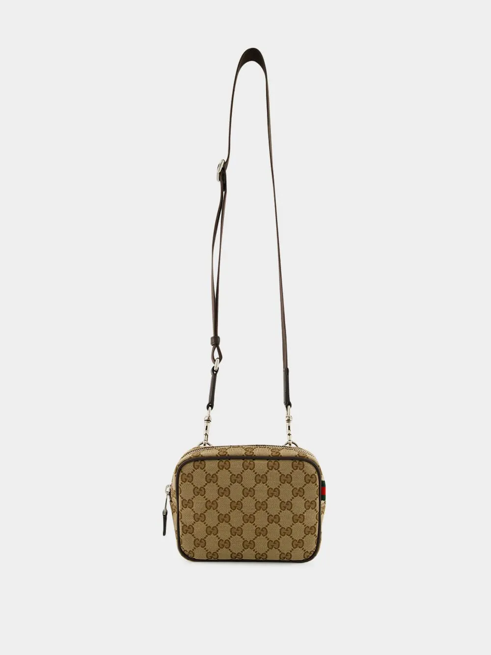 Beige GG Canvas Mini Crossbody Bag sold by Fashion Clinic product image thumbnail 2