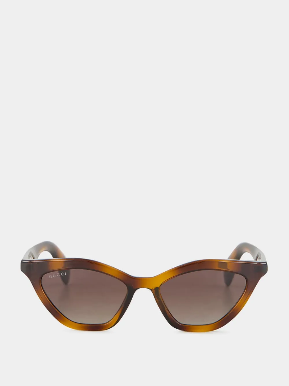 Light Brown Tortoiseshell Cat-Eye Sunglasses sold by Fashion Clinic