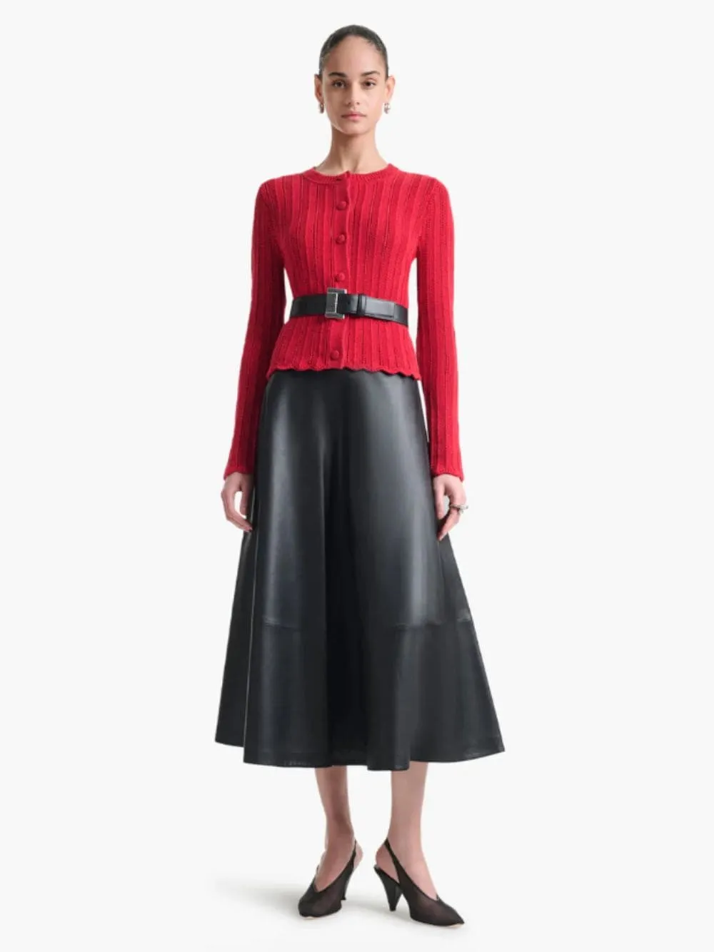 Grenadine Red Mariette Cardigan sold by Fashion Clinic product image thumbnail 2