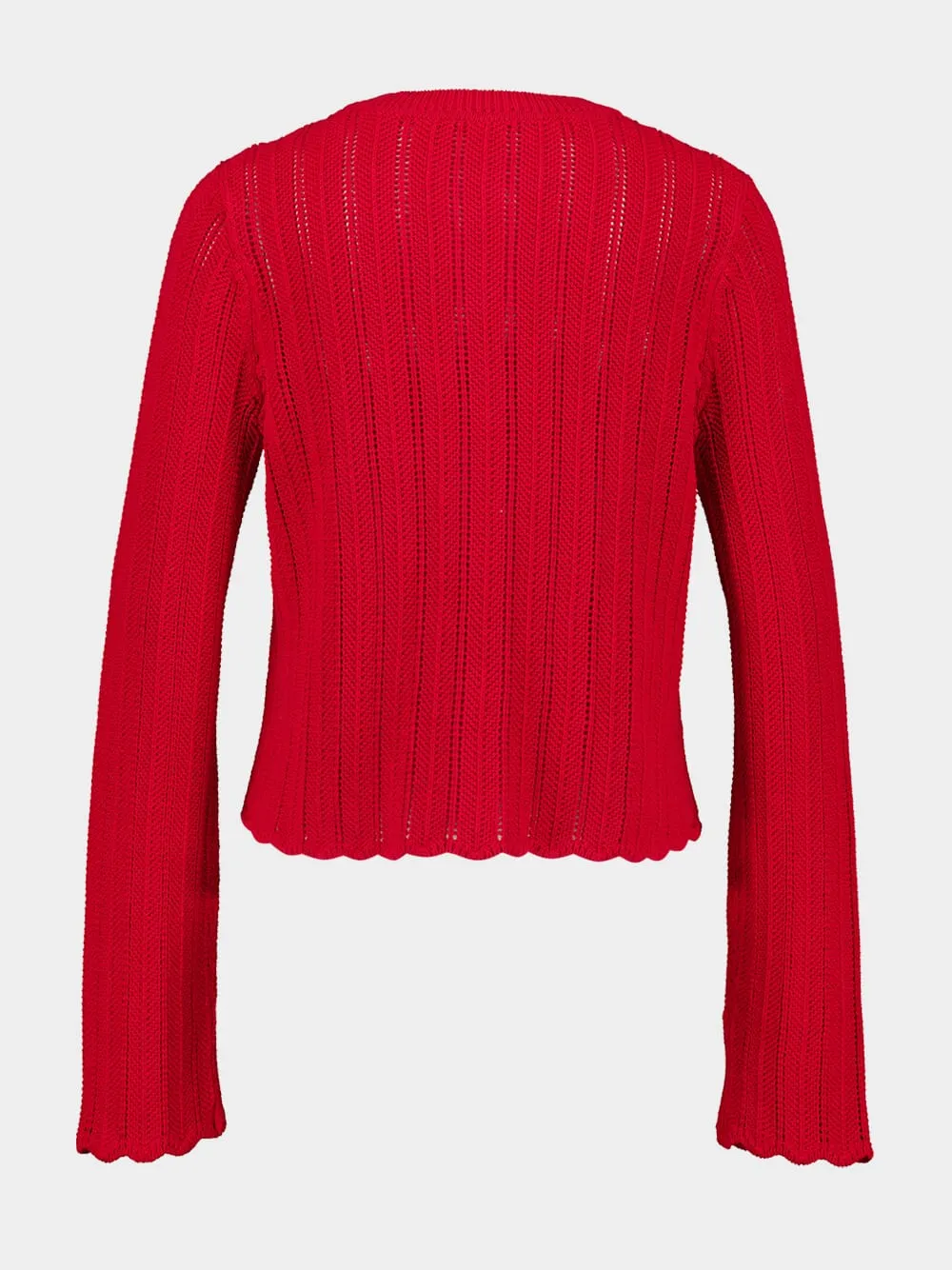 Grenadine Red Mariette Cardigan sold by Fashion Clinic product image thumbnail 3