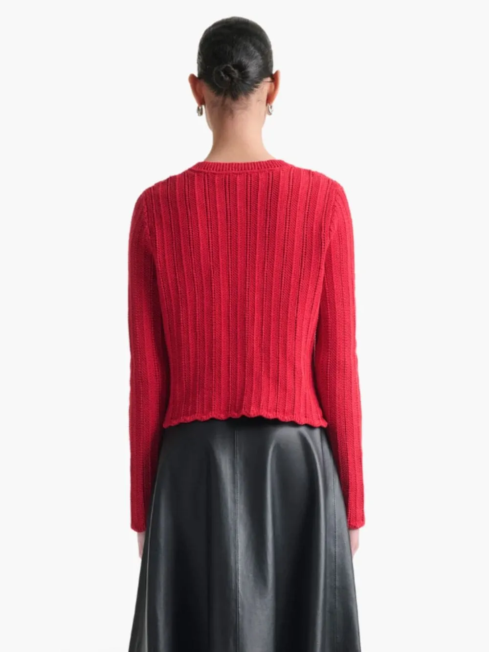 Grenadine Red Mariette Cardigan sold by Fashion Clinic product image thumbnail 4