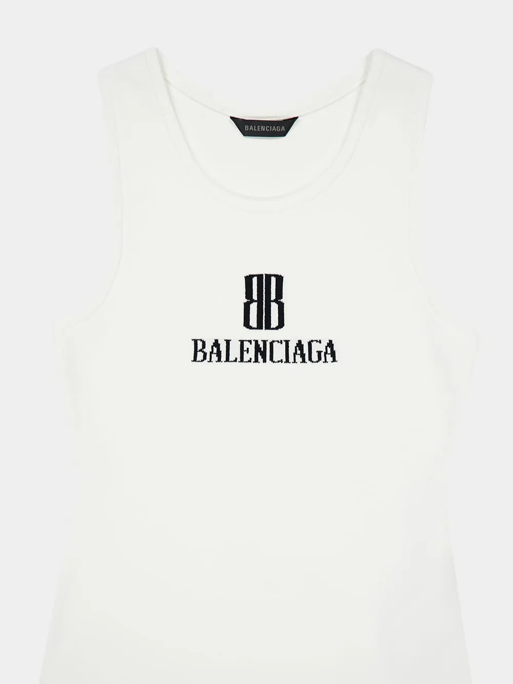 White Nano BB Tank Top sold by Fashion Clinic product image thumbnail 5
