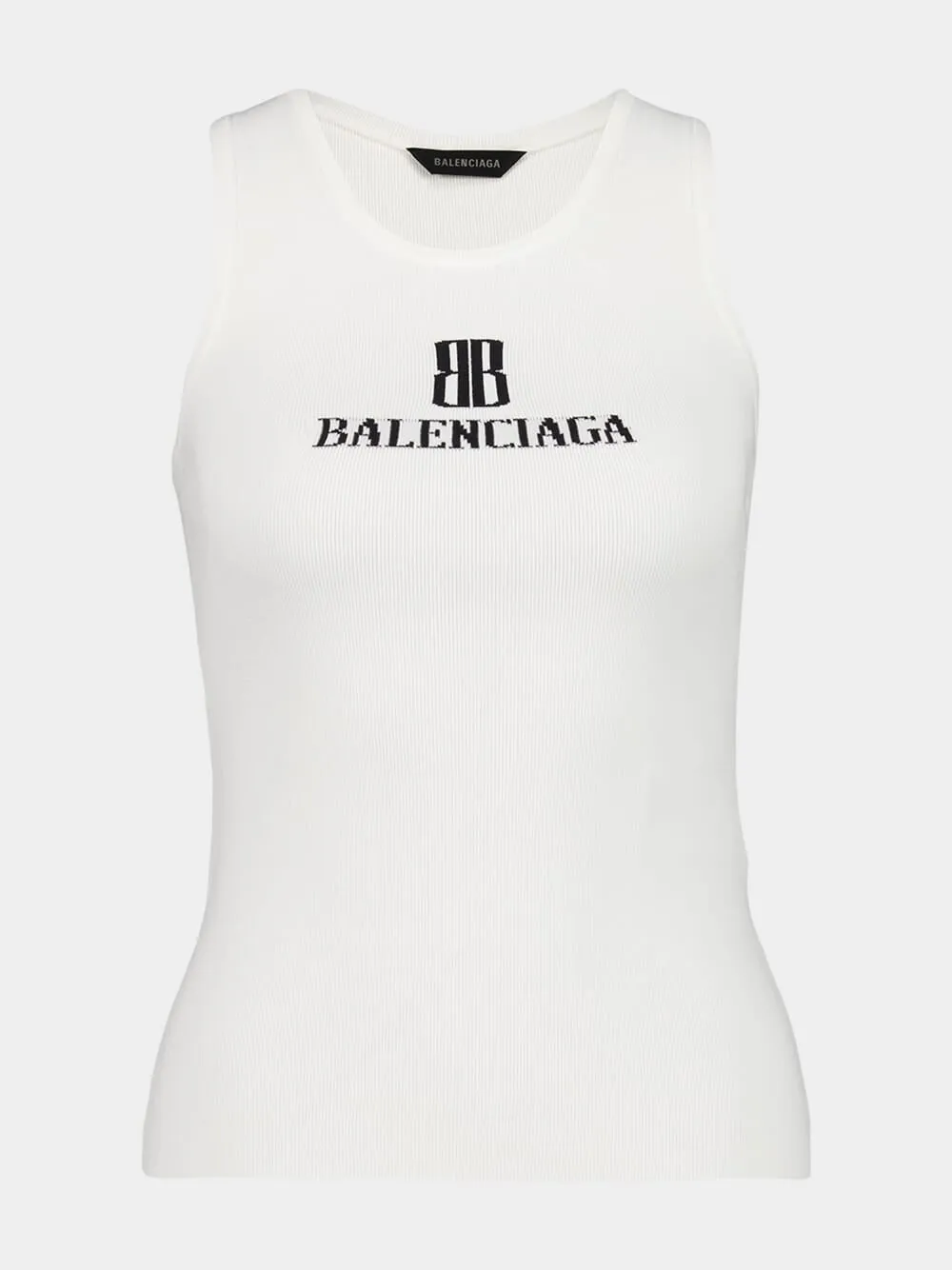 White Nano BB Tank Top sold by Fashion Clinic