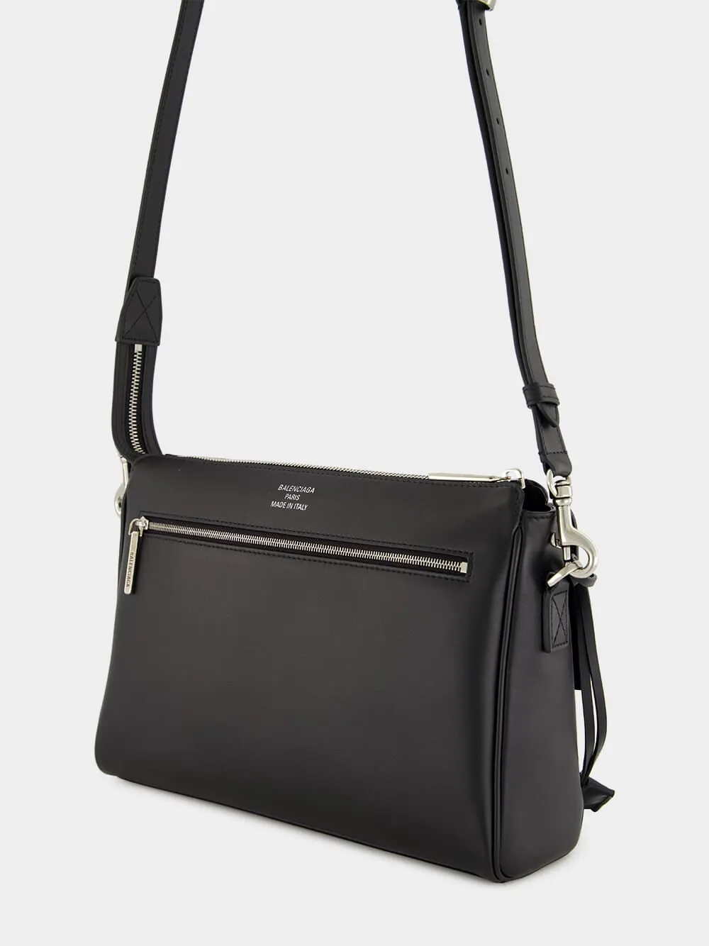 Bel Air Small Zipped Messenger Bag Black sold by Fashion Clinic product image thumbnail 5