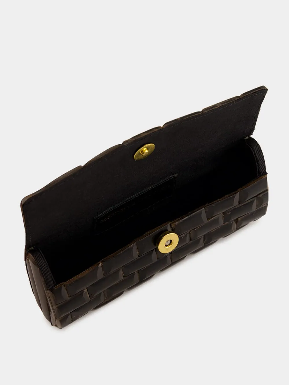 Anouska Clutch in Dark Horn sold by Fashion Clinic product image thumbnail 5