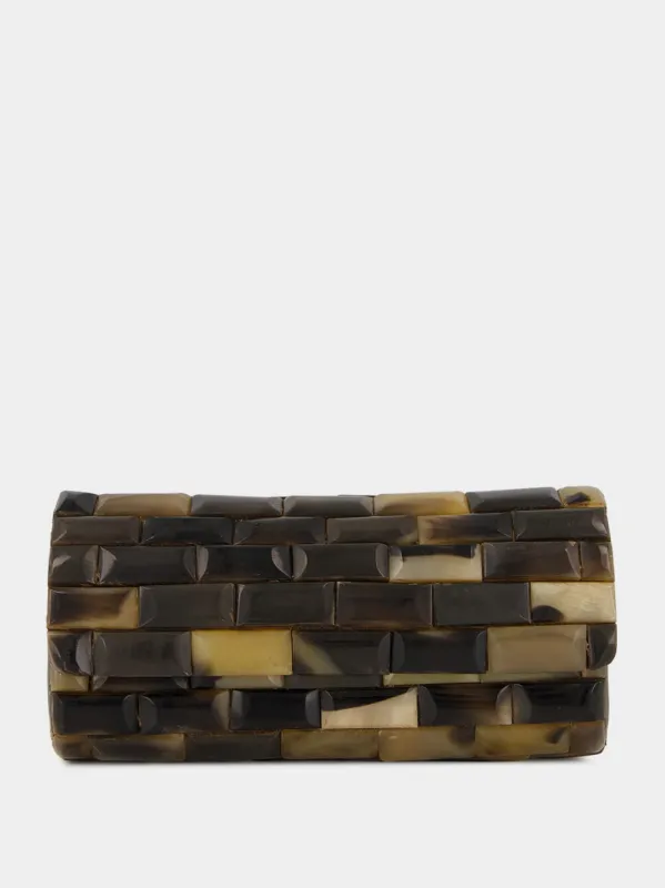 Anouska Clutch in Mixed Horn sold by Fashion Clinic