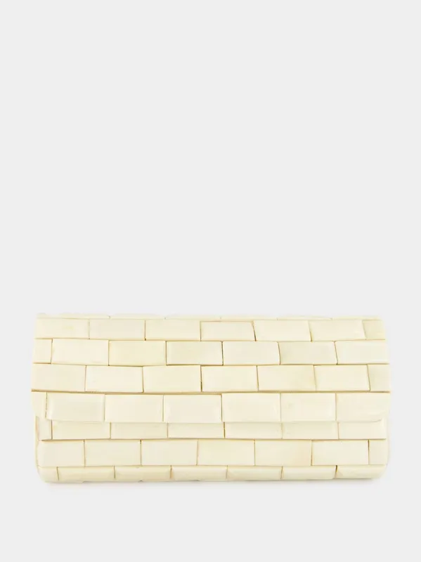 Anouska Clutch in Bone sold by Fashion Clinic