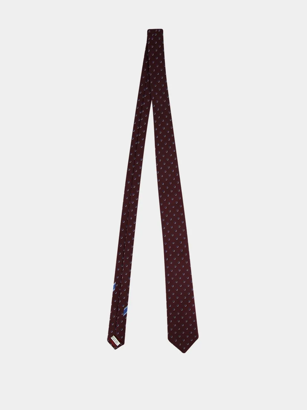 Bordeaux Jacquard Silk Tie sold by Fashion Clinic product image thumbnail 3