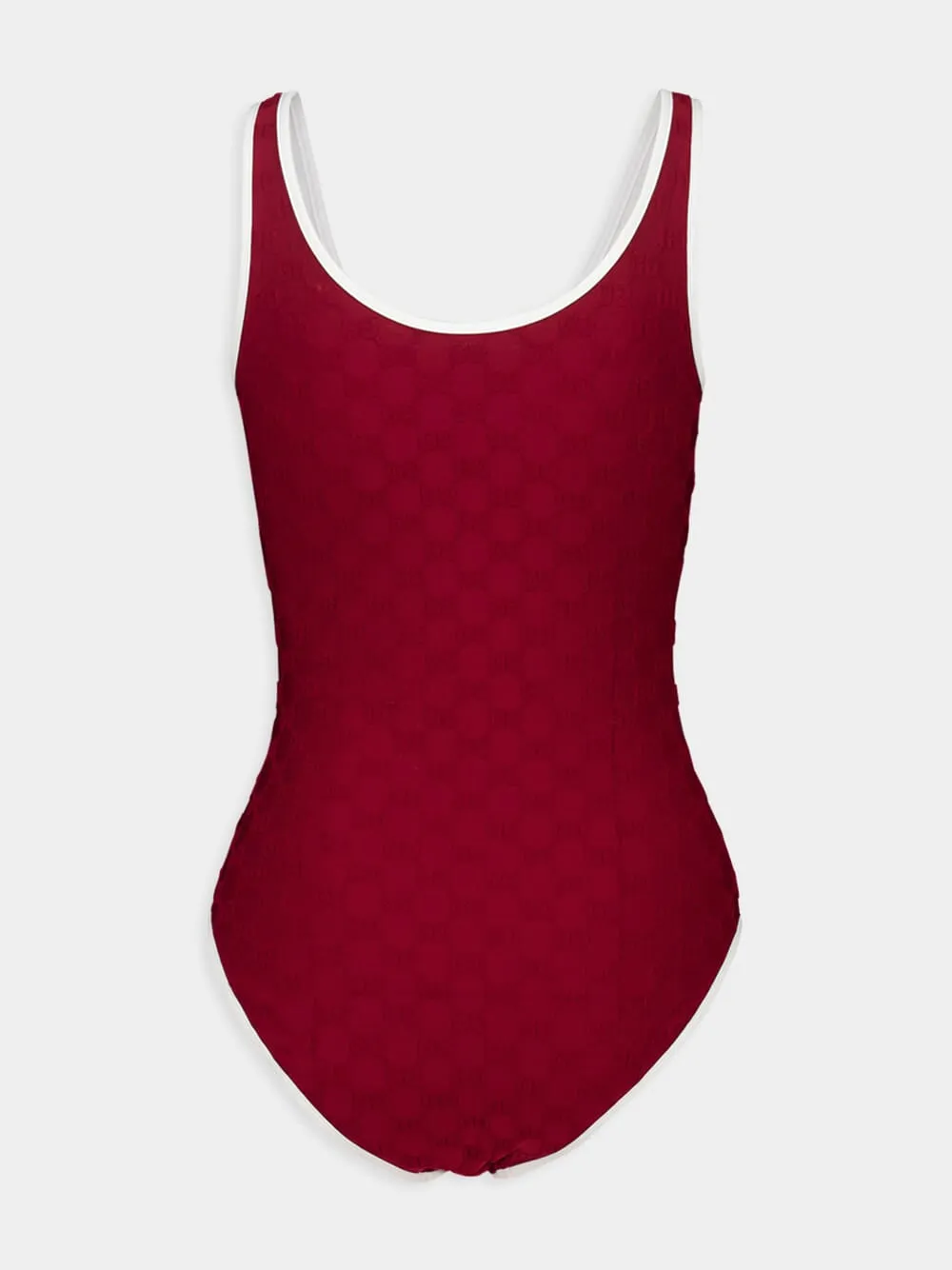 Rosso Ancora Jacquard Swimsuit sold by Fashion Clinic product image thumbnail 2