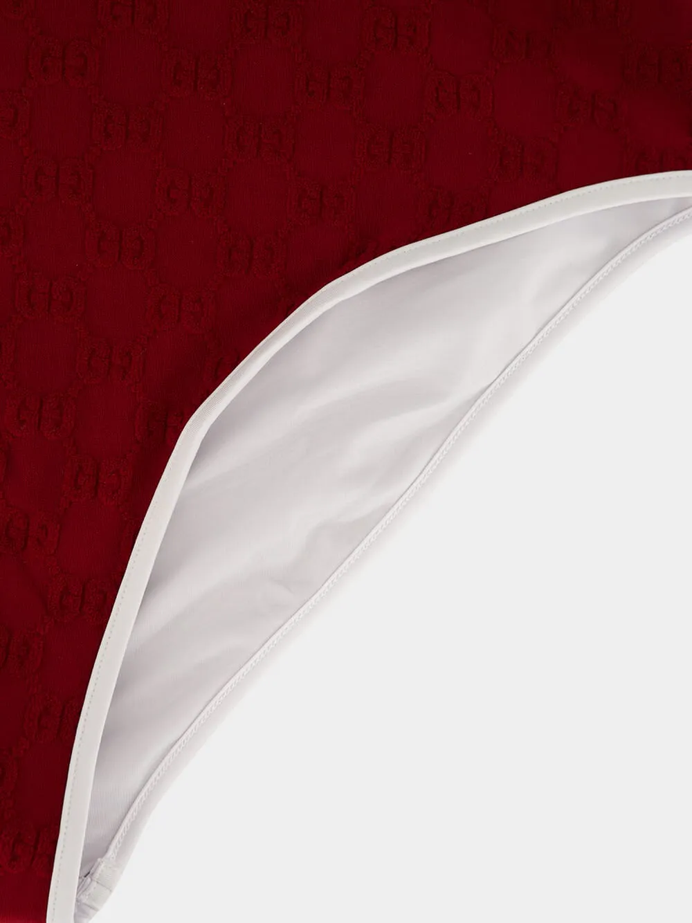 Rosso Ancora Jacquard Swimsuit sold by Fashion Clinic product image thumbnail 3