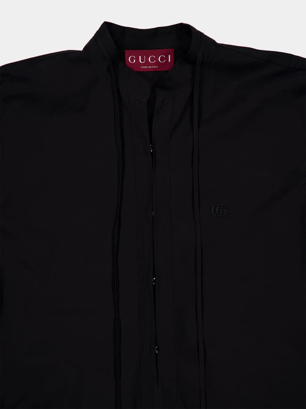 Black Cotton Dress with Horsebit Belt sold by Fashion Clinic product image thumbnail 3