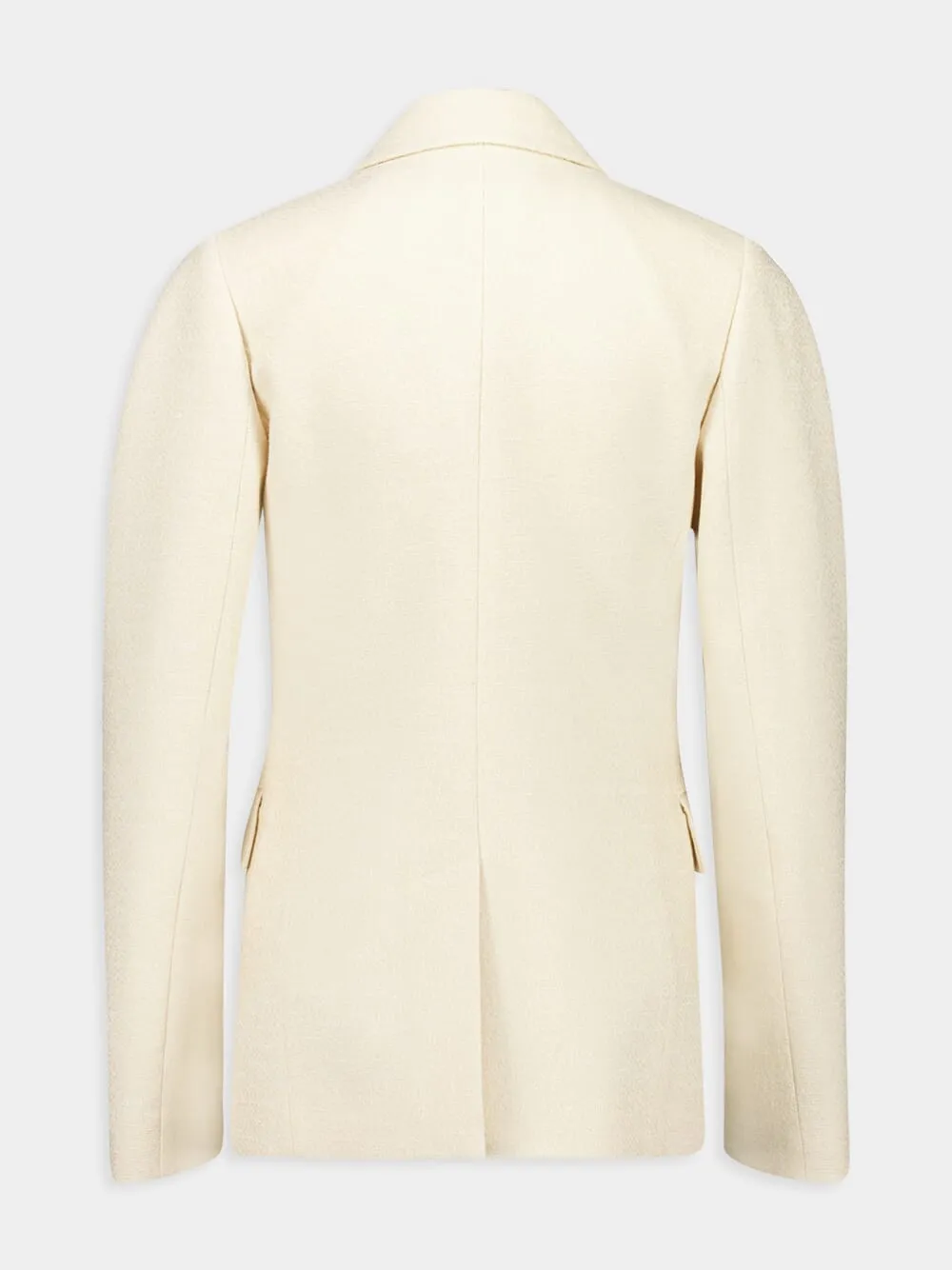 Ivory Sedna Silk Tweed Blazer sold by Fashion Clinic product image thumbnail 3