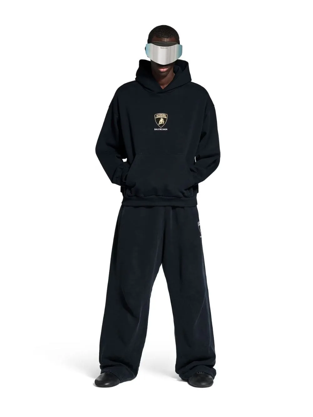 Faded Black Lamborghini Sweatshirt Medium Fit sold by Fashion Clinic product image thumbnail 2