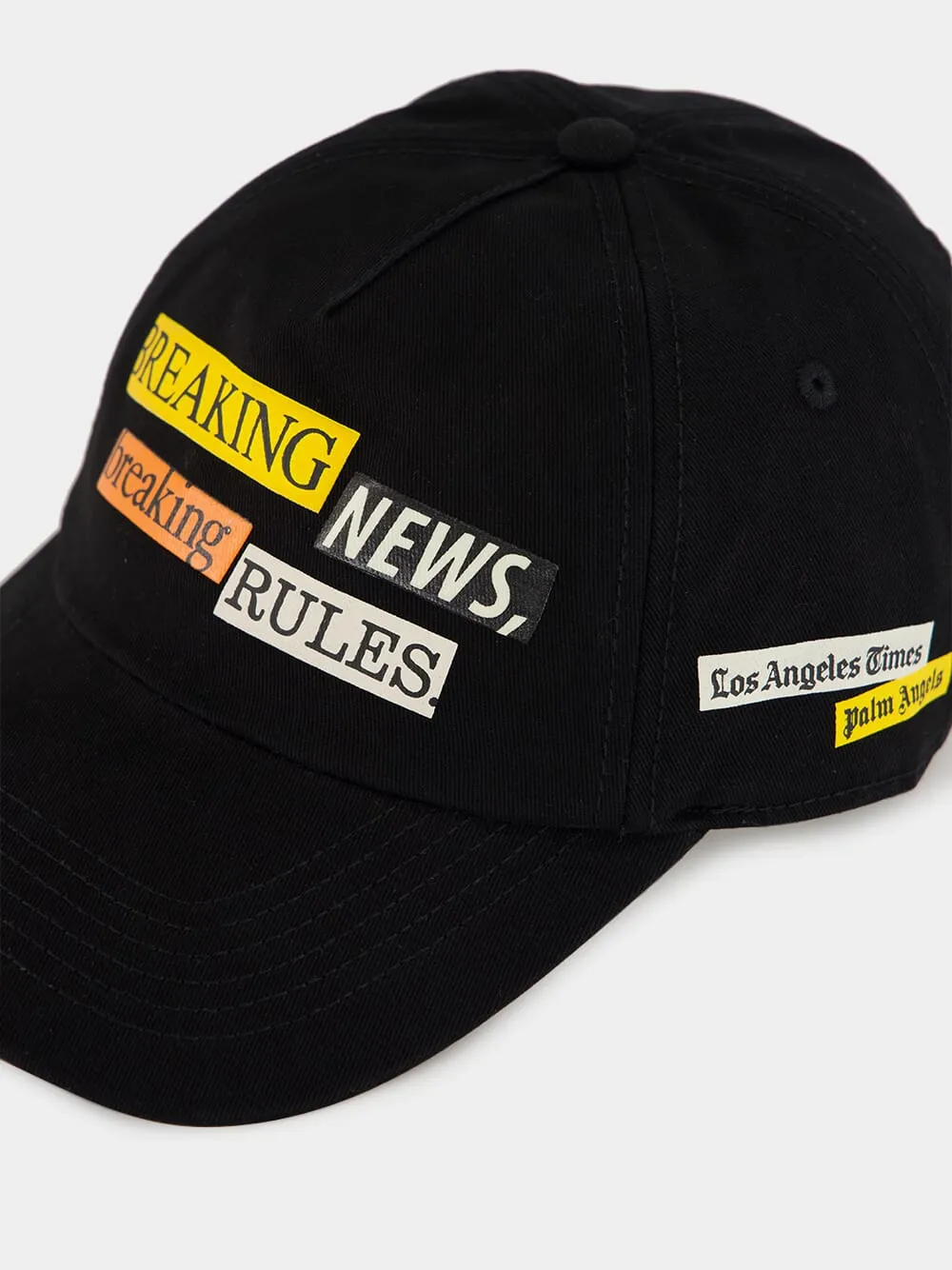 Black Pa x La Times Quote Cotton Cap sold by Fashion Clinic product image thumbnail 3