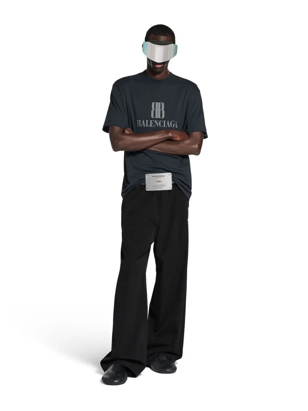 Faded Black Nano BB Medium Fit T-Shirt sold by Fashion Clinic product image thumbnail 2