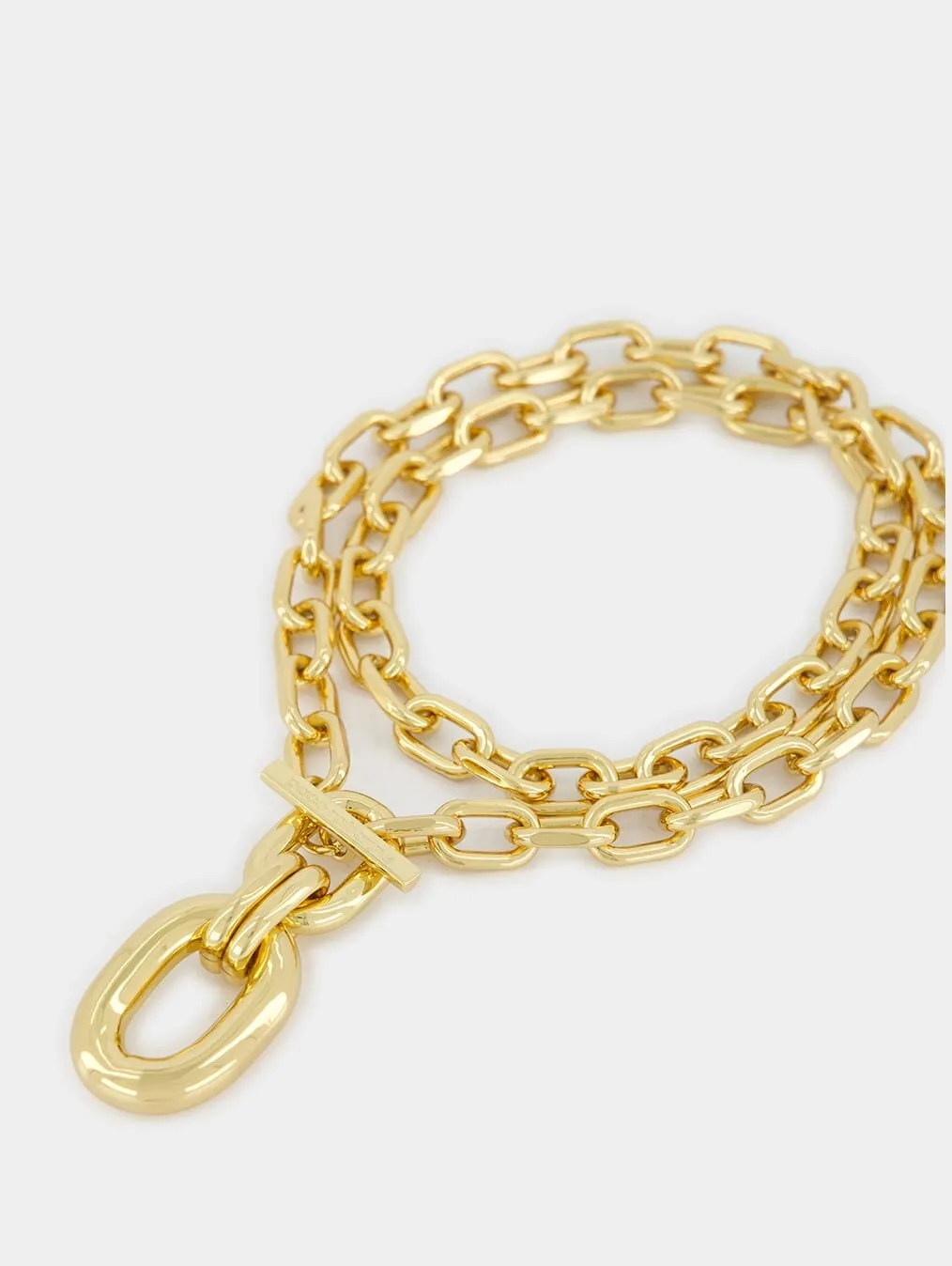 XL Link Gold Necklace sold by Fashion Clinic product image thumbnail 3