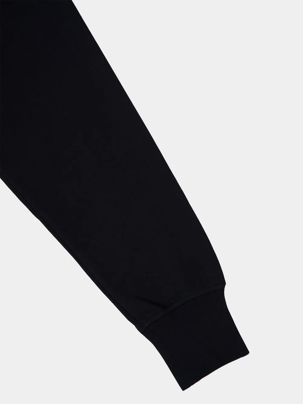 Black Logo Cotton Sweatshirt sold by Fashion Clinic product image thumbnail 4