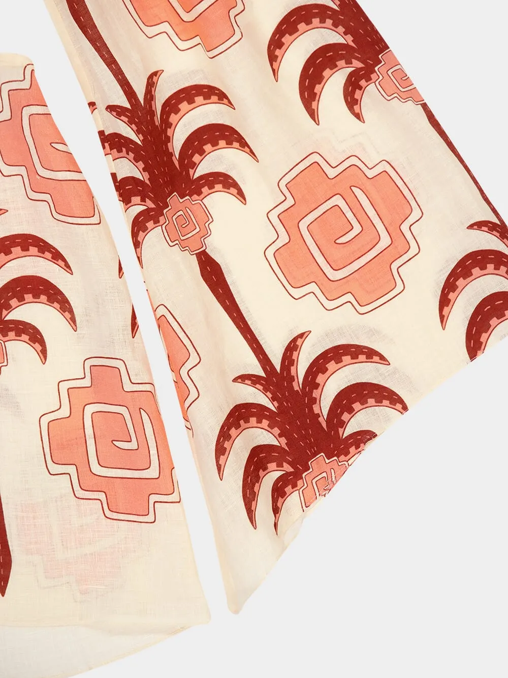 Wave After Wave Linen Mini Dress sold by Fashion Clinic product image thumbnail 4