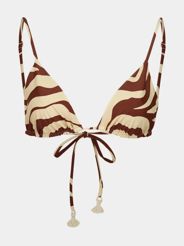 Konibo Triangle Bikini Top sold by Fashion Clinic