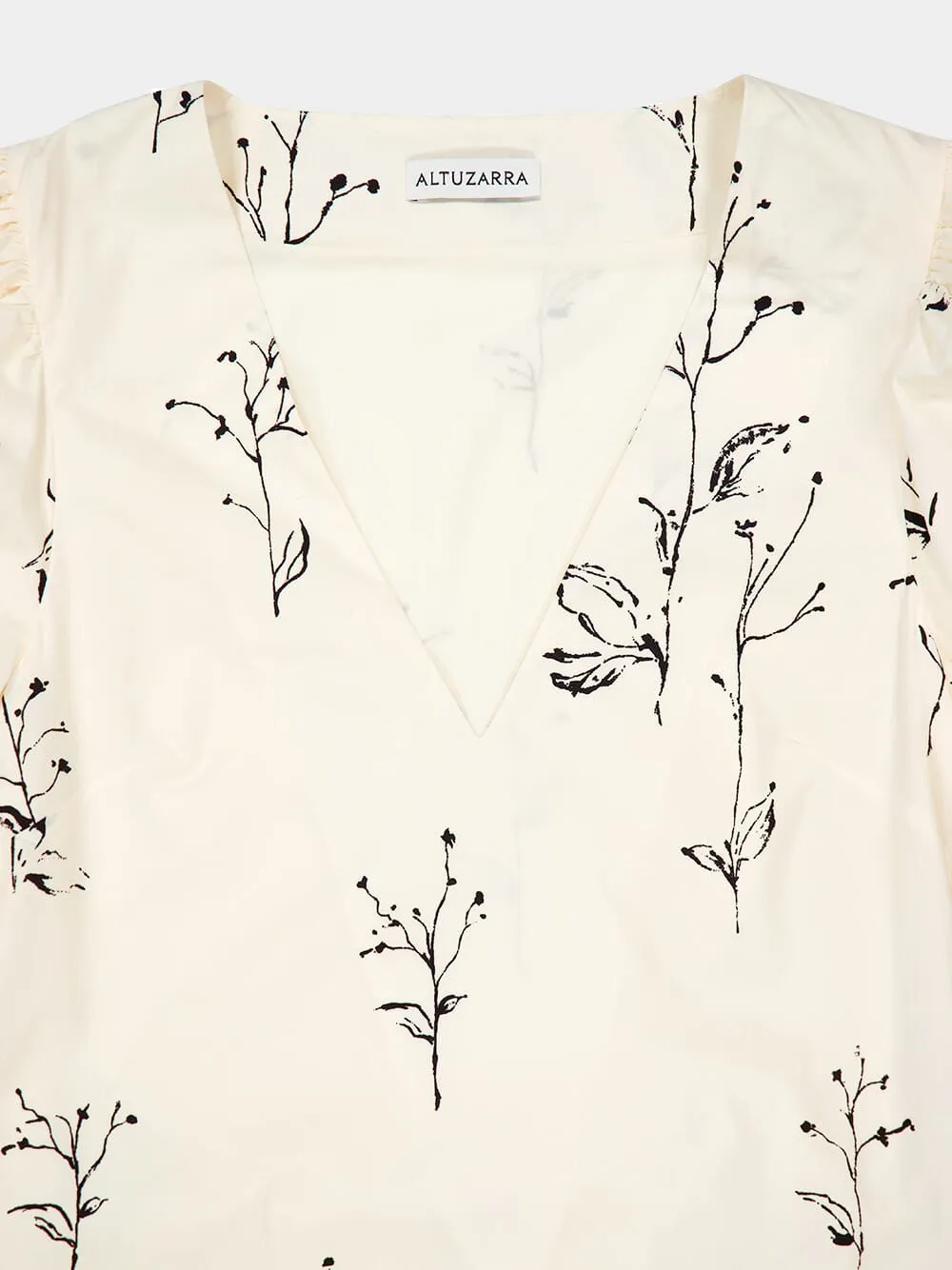 Ivory Botanical Corrie Maxi Dress sold by Fashion Clinic product image thumbnail 5