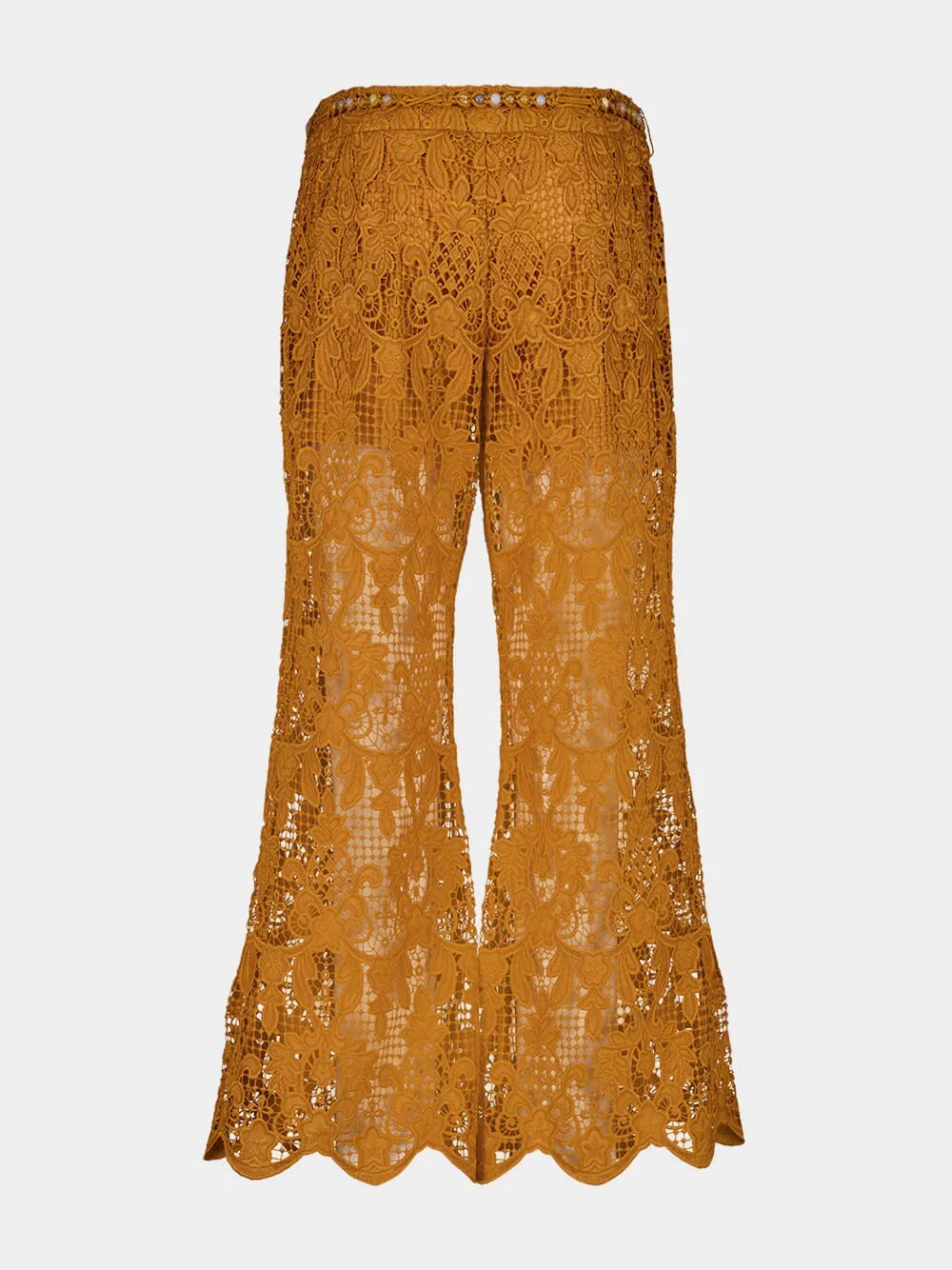Biscuit Coco Lace Flare Pant sold by Fashion Clinic product image thumbnail 4