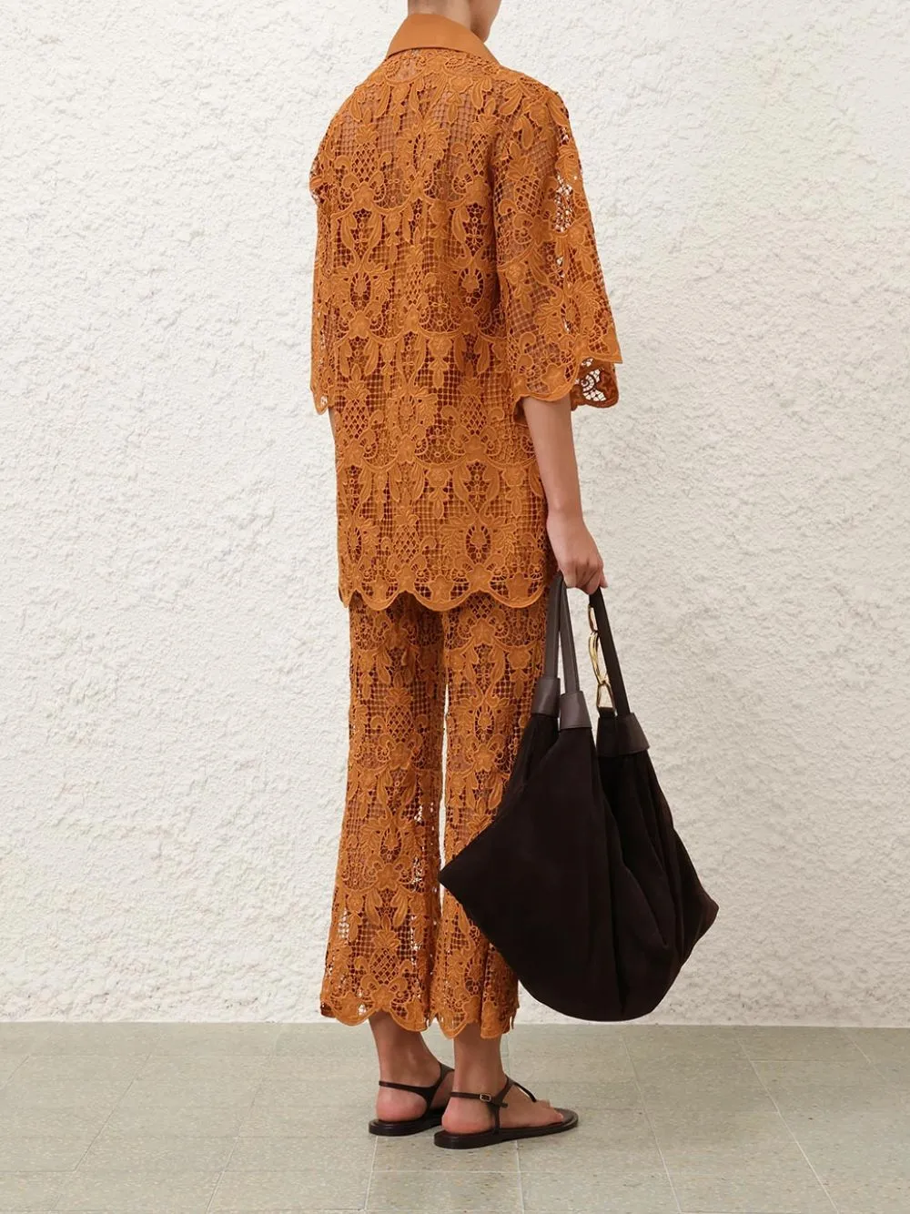 Biscuit Coco Lace Flare Pant sold by Fashion Clinic product image thumbnail 3