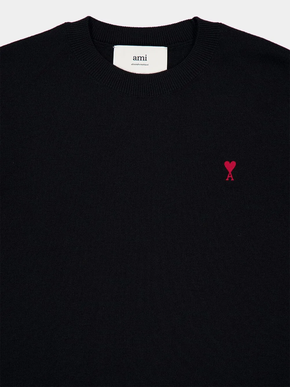 Black Crew Neck Sweater Ami de Coeur sold by Fashion Clinic product image thumbnail 3